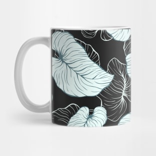 Abstract Acrylic Leaves Mug